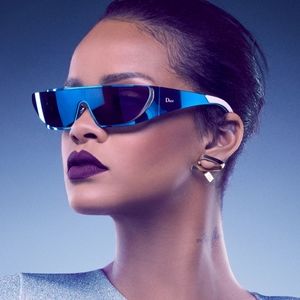 Rihanna - Dior Sunglass Collaboration (Blue).